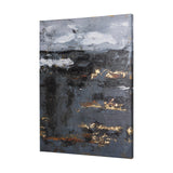 Silver and gold inspiration II by Mercana Studio a Hand Embellished Textured Canvas from Mercana - Luna Furniture