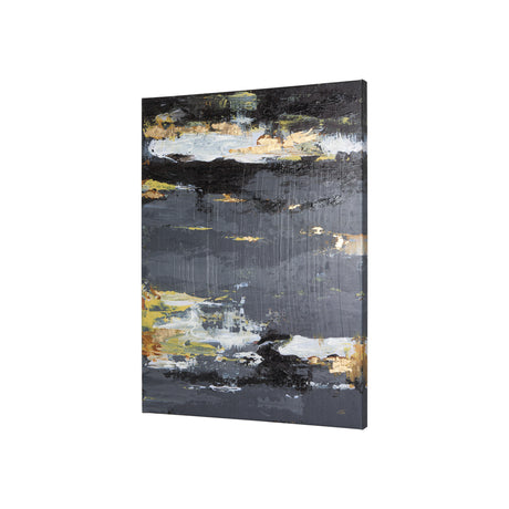 Silver and gold inspiration III by Mercana Studio a Hand Embellished Textured Canvas from Mercana - Luna Furniture