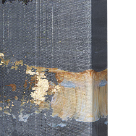 Silver and gold inspiration III by Mercana Studio a Hand Embellished Textured Canvas from Mercana - Luna Furniture