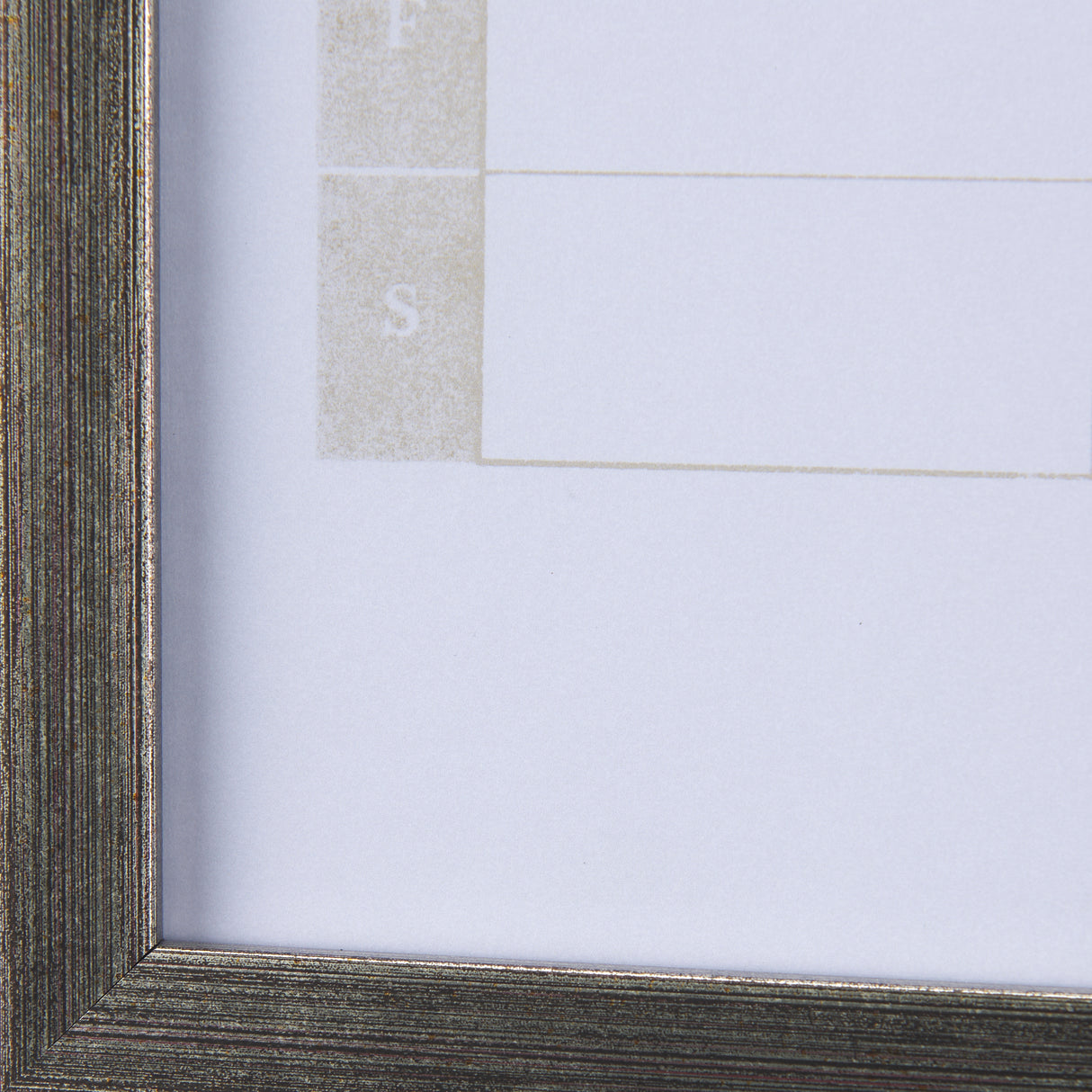 MENU I by Mercana Studio a Hand Embellished Textured Framed Art Print Matted under Glass from Mercana - Luna Furniture