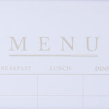 MENU I by Mercana Studio a Hand Embellished Textured Framed Art Print Matted under Glass from Mercana - Luna Furniture