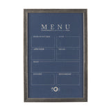 MENU II by Mercana Studio a Hand Embellished Textured Framed Art Print Matted under Glass from Mercana - Luna Furniture