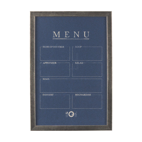 MENU II by Mercana Studio a Hand Embellished Textured Framed Art Print Matted under Glass from Mercana - Luna Furniture