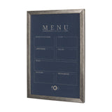 MENU II by Mercana Studio a Hand Embellished Textured Framed Art Print Matted under Glass from Mercana - Luna Furniture