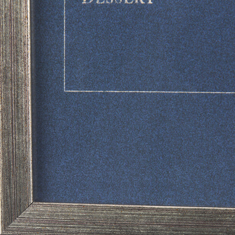 MENU II by Mercana Studio a Hand Embellished Textured Framed Art Print Matted under Glass from Mercana - Luna Furniture