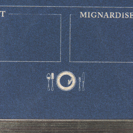 MENU II by Mercana Studio a Hand Embellished Textured Framed Art Print Matted under Glass from Mercana - Luna Furniture