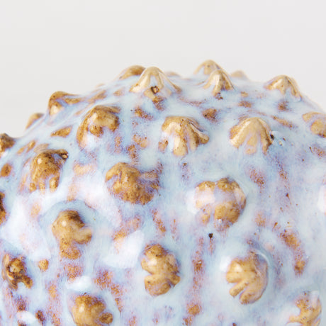 Spike I (Small) 8L x 4W Off-White Ceramic Puffer Fish from Mercana - Luna Furniture