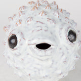 Spike II (Large) 10L x 6W Off-White Ceramic Puffer Fish from Mercana - Luna Furniture