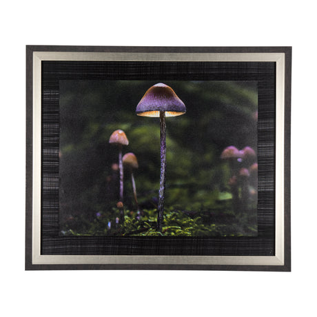 Mushroom by Chad Mackay a Hand Embellished Textured Framed Photo Art Print from Mercana - Luna Furniture