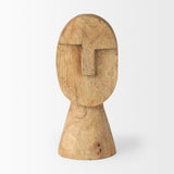 Ivan Medium Wooden Head Sculpture from Mercana - Luna Furniture