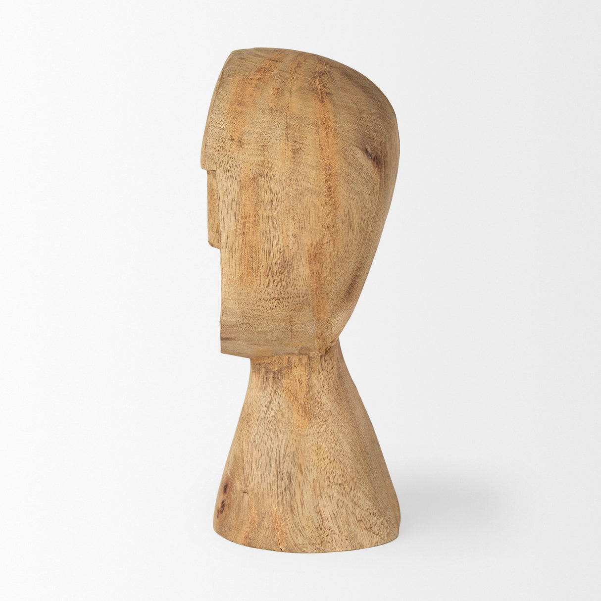 Ivan Medium Wooden Head Sculpture from Mercana - Luna Furniture