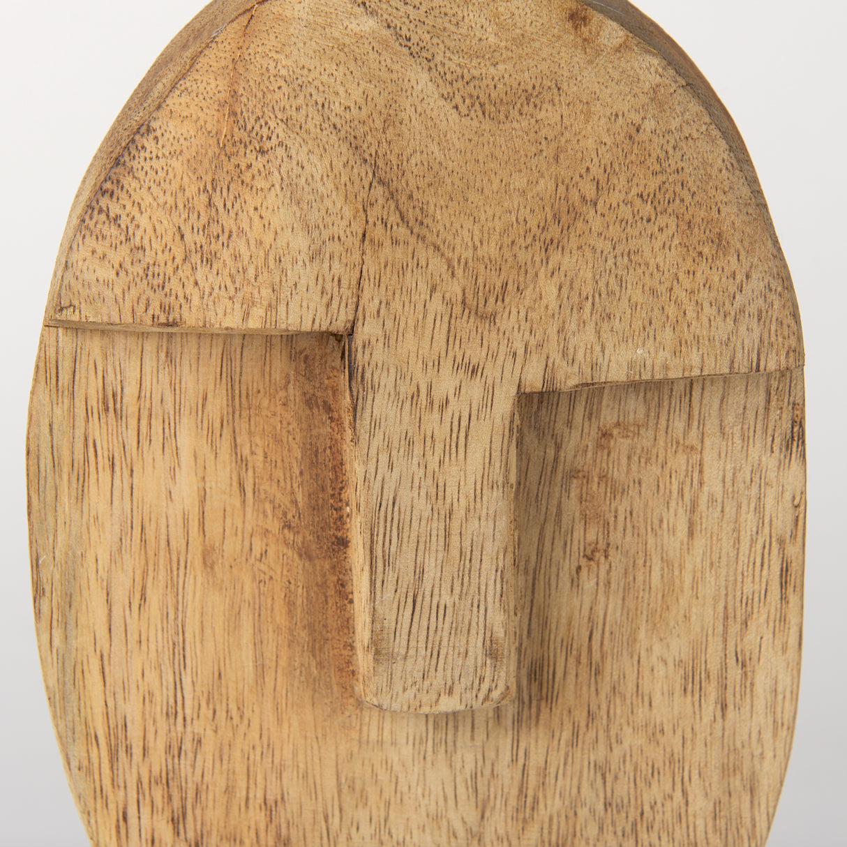 Ivan Medium Wooden Head Sculpture from Mercana - Luna Furniture