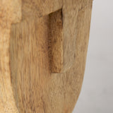 Ivan Medium Wooden Head Sculpture from Mercana - Luna Furniture