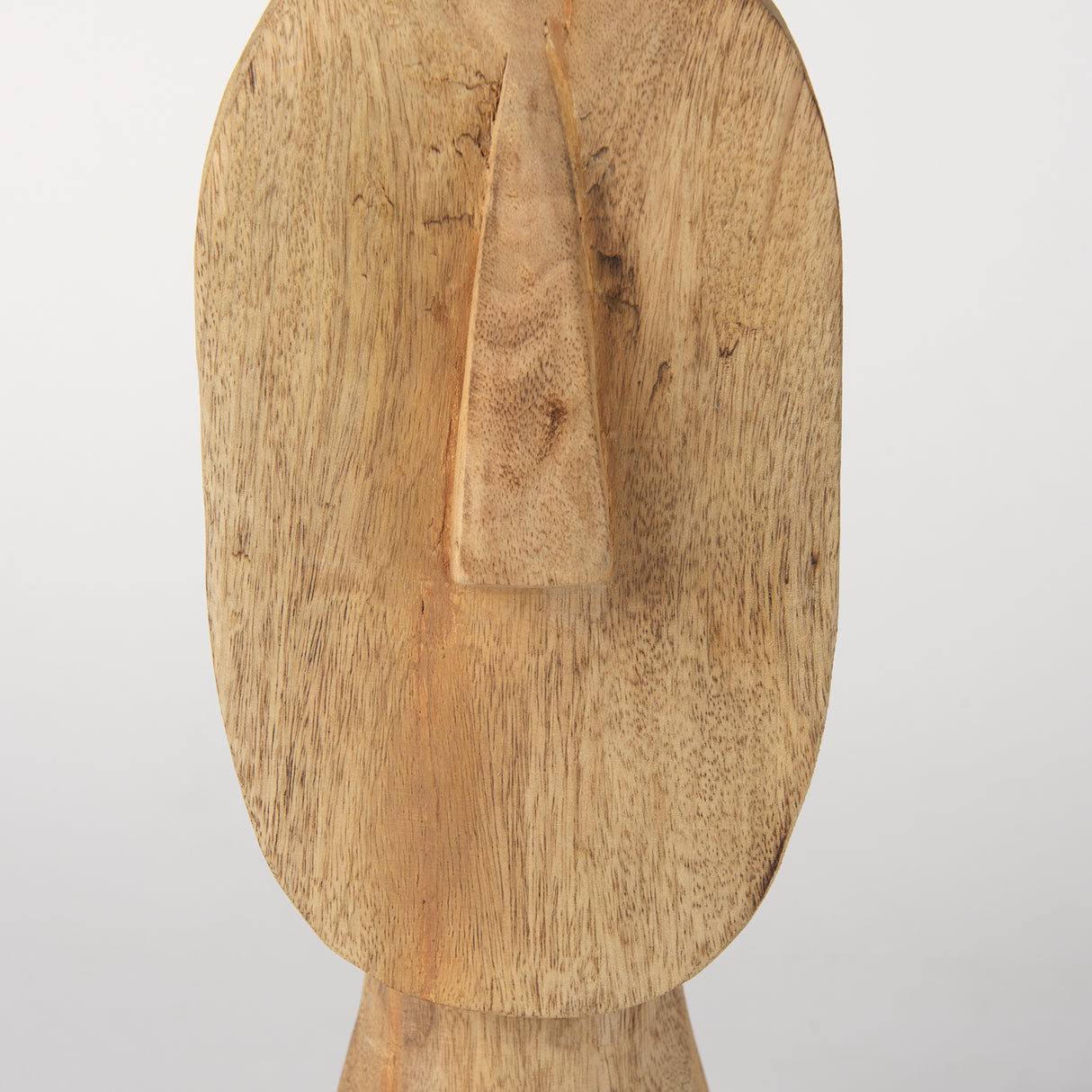 Ivan Large Wooden Head Sculpture from Mercana - Luna Furniture