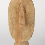 Ivan Large Wooden Head Sculpture from Mercana - Luna Furniture