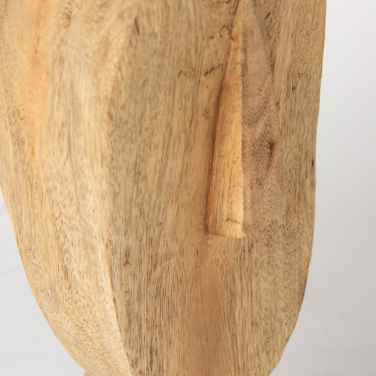 Ivan Large Wooden Head Sculpture from Mercana - Luna Furniture