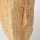 Ivan Large Wooden Head Sculpture from Mercana - Luna Furniture