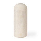 Knox Tall White-Wash Wood Decorative Object from Mercana - Luna Furniture