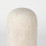 Knox Tall White-Wash Wood Decorative Object from Mercana - Luna Furniture