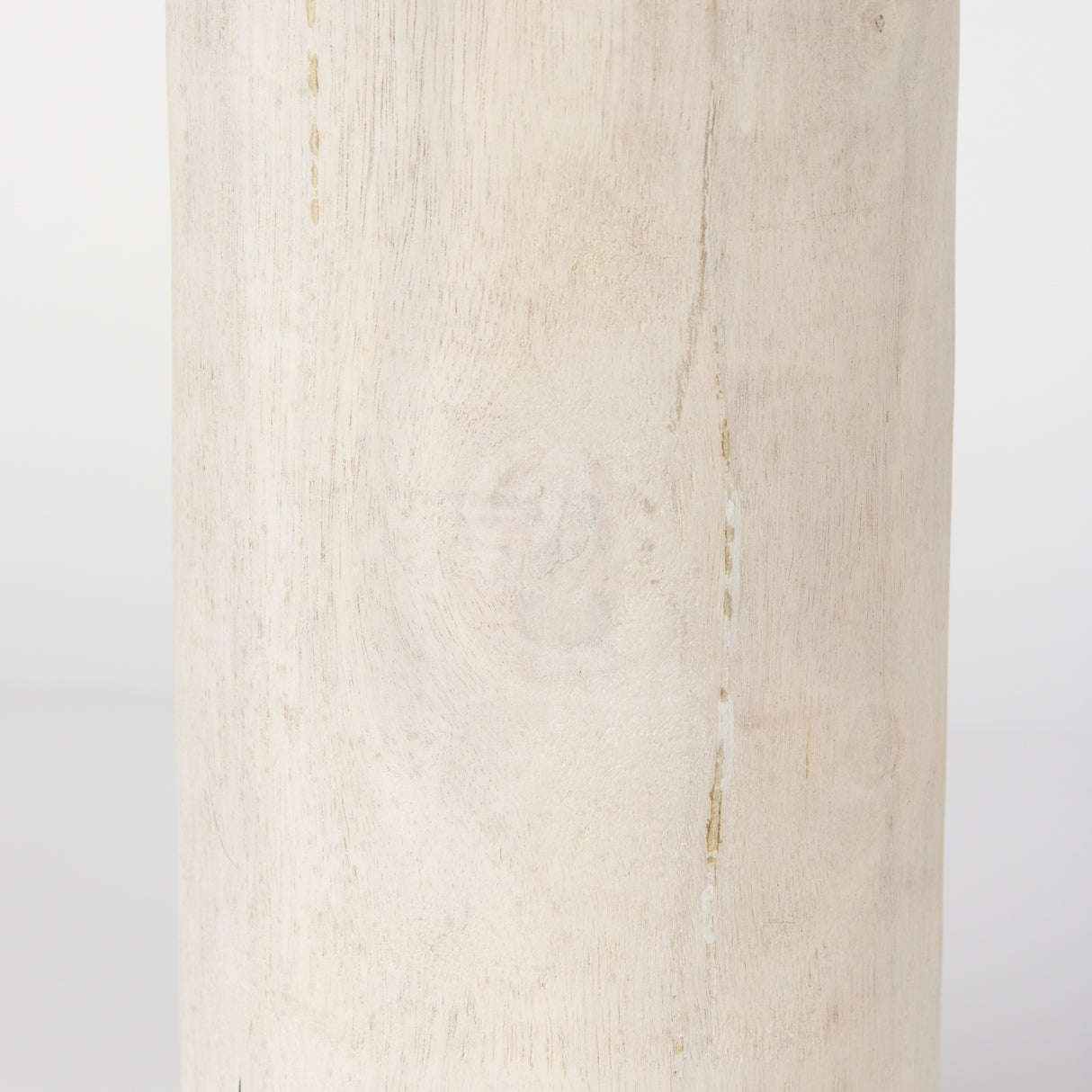Knox Tall White-Wash Wood Decorative Object from Mercana - Luna Furniture