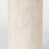 Knox Tall White-Wash Wood Decorative Object from Mercana - Luna Furniture