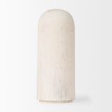 Knox Medium White-Wash Wood Decorative Object from Mercana - Luna Furniture