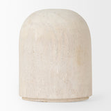 Knox Short White-Wash Wood Decorative Object from Mercana - Luna Furniture