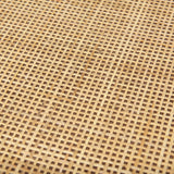 Silas Cane and Medium Brown Wood Round Tray from Mercana - Luna Furniture