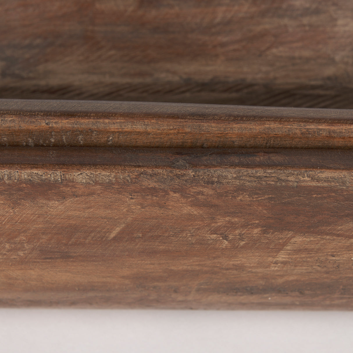 Athena Set of 2 Extra Large Medium Brown Reclaimed Wood Trays from Mercana - Luna Furniture