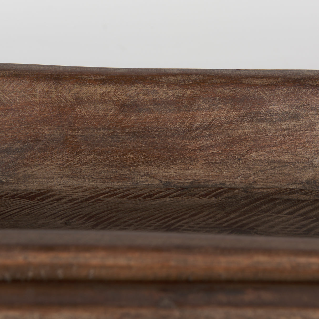 Athena Set of 2 Extra Large Medium Brown Reclaimed Wood Trays from Mercana - Luna Furniture