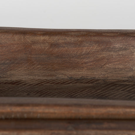Athena Set of 2 Extra Large Medium Brown Reclaimed Wood Trays from Mercana - Luna Furniture