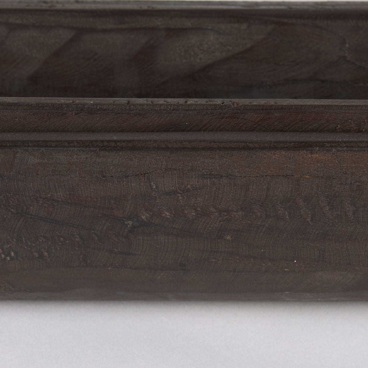 Athena Set of 2 Extra Large Black-Brown Reclaimed Wood Trays from Mercana - Luna Furniture