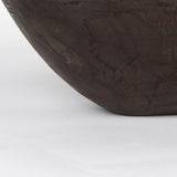 Athena Set of 2 Extra Large Black-Brown Reclaimed Wood Trays from Mercana - Luna Furniture