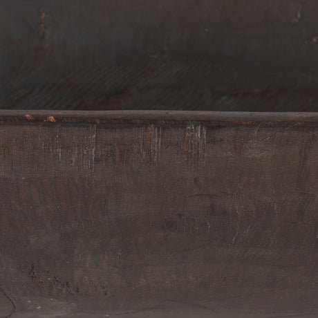 Athena Extra Large Oblong Black-Brown Reclaimed Wood Bowl from Mercana - Luna Furniture