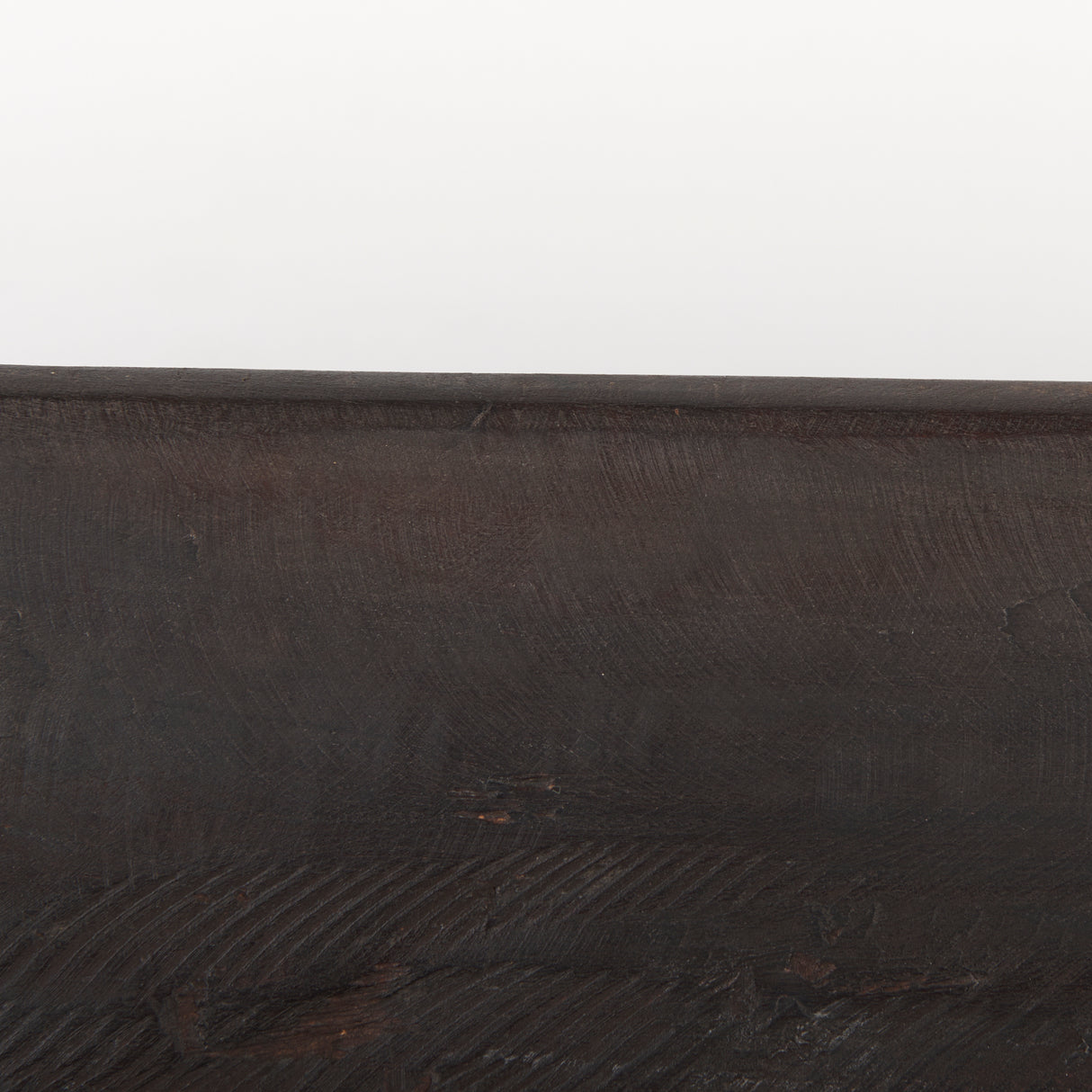 Athena Extra Large Oblong Black-Brown Reclaimed Wood Bowl from Mercana - Luna Furniture