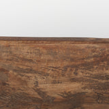 Athena Extra Large Oblong Medium Brown Reclaimed Wood Bowl from Mercana - Luna Furniture