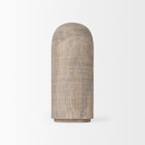 Knox Medium Gray-Wash Wood Decorative Object from Mercana - Luna Furniture
