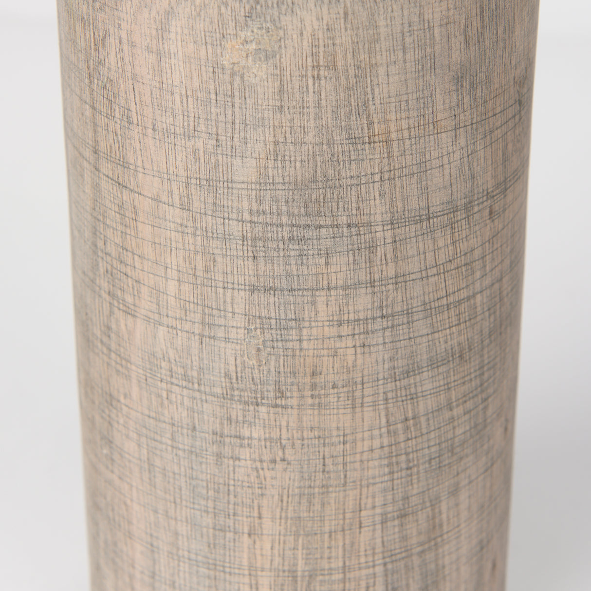 Knox Medium Gray-Wash Wood Decorative Object from Mercana - Luna Furniture
