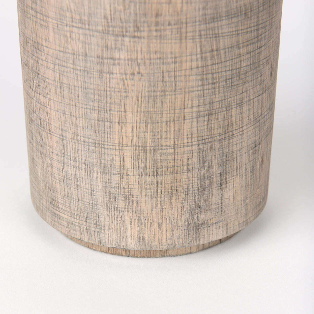Knox Medium Gray-Wash Wood Decorative Object from Mercana - Luna Furniture