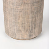 Knox Medium Gray-Wash Wood Decorative Object from Mercana - Luna Furniture