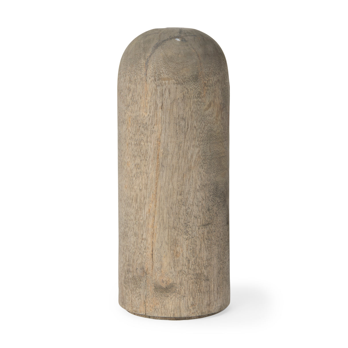 Knox Large Gray-Wash Wood Decorative Object from Mercana - Luna Furniture
