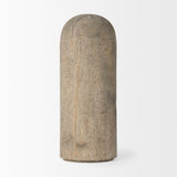 Knox Large Gray-Wash Wood Decorative Object from Mercana - Luna Furniture