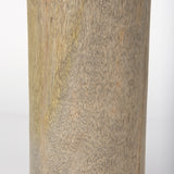 Knox Large Gray-Wash Wood Decorative Object from Mercana - Luna Furniture