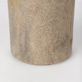 Knox Large Gray-Wash Wood Decorative Object from Mercana - Luna Furniture