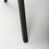 Donna Black Wood Cane-Back w/ Beige Upholstered Seat Dining Chair from Mercana - Luna Furniture