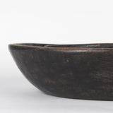 Nikita Set of 2 Large Black-Brown Reclaimed Wood Bowls from Mercana - Luna Furniture