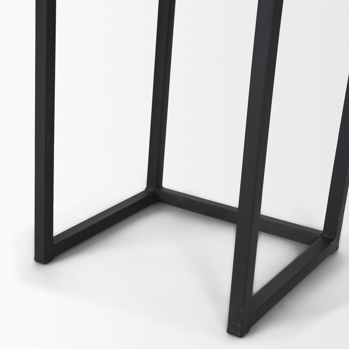 Jadine Set of 2 Medium Brown Wood w/ Black Metal Rectangle Frames from Mercana - Luna Furniture