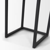 Jadine Set of 2 Medium Brown Wood w/ Black Metal Rectangle Frames from Mercana - Luna Furniture