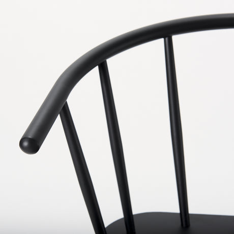 Colin Black Metal Counter Stool from Mercana - Luna Furniture