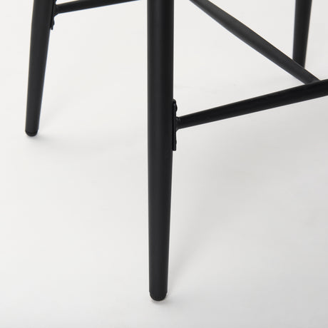 Colin Black Metal Counter Stool from Mercana - Luna Furniture